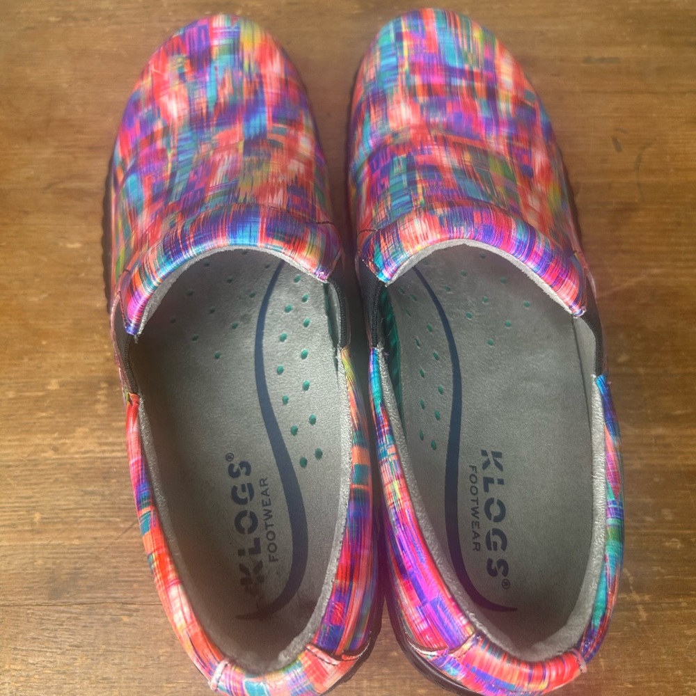 Klogs “Naples” Slip on Clogs Matrix Multicolor Pattern size 9 m - Picture 7 of 10